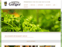 Tablet Screenshot of biomarktgreger.de